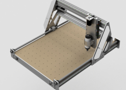 CNC Maschine konstruiert mit Fusion360